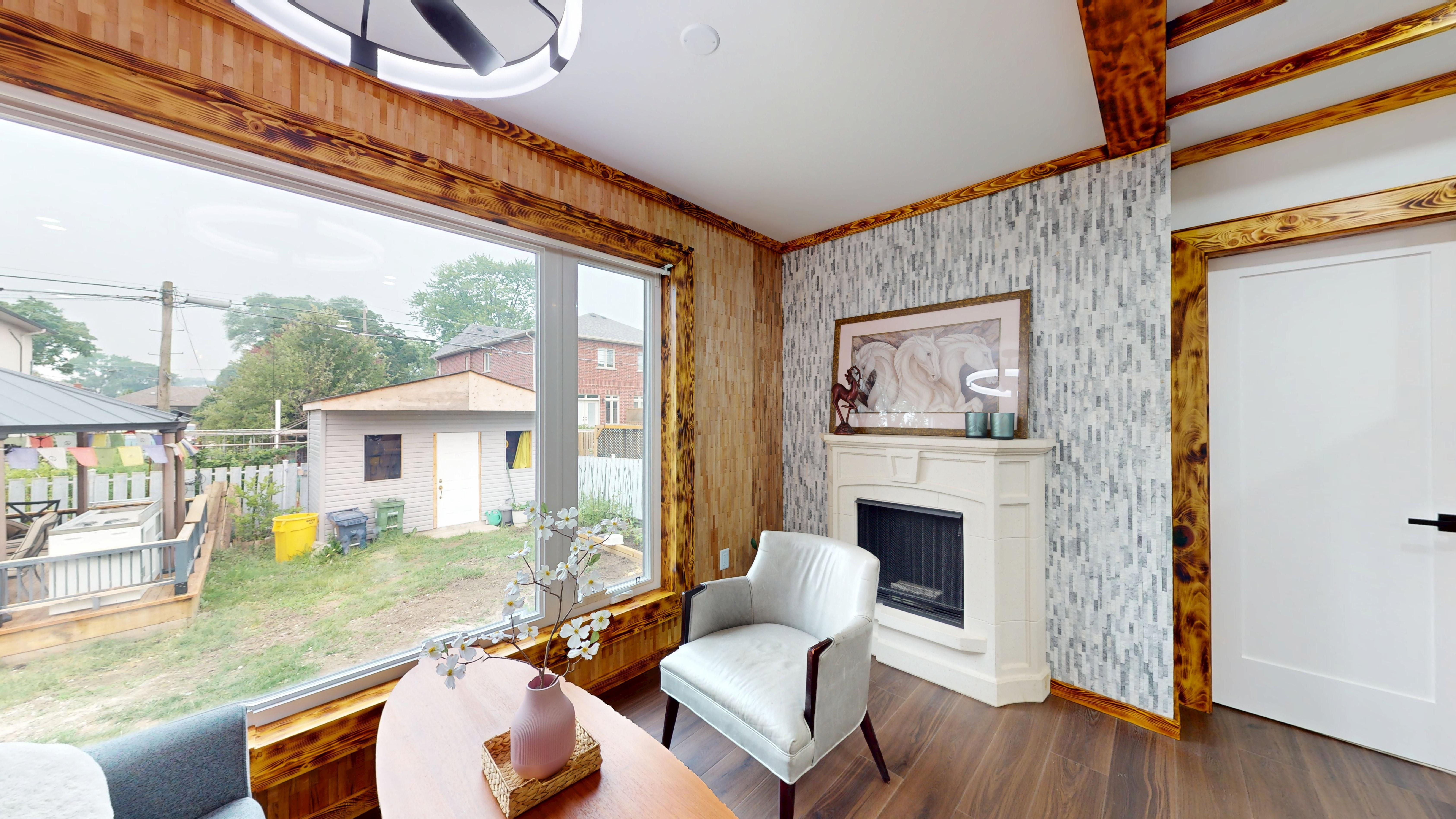 Living room seating area, fourth angle